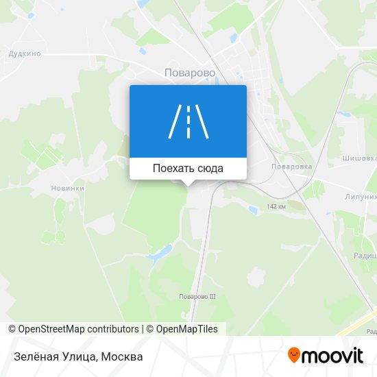 Карта Зелёная Улица