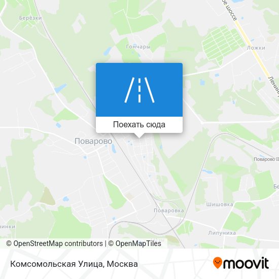 Карта Комсомольская Улица