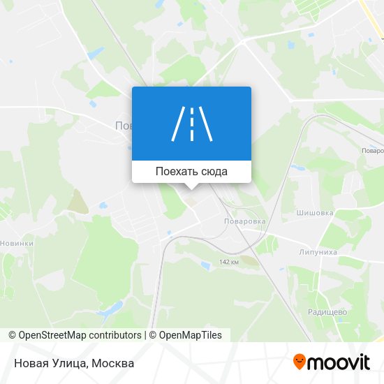 Карта Новая Улица