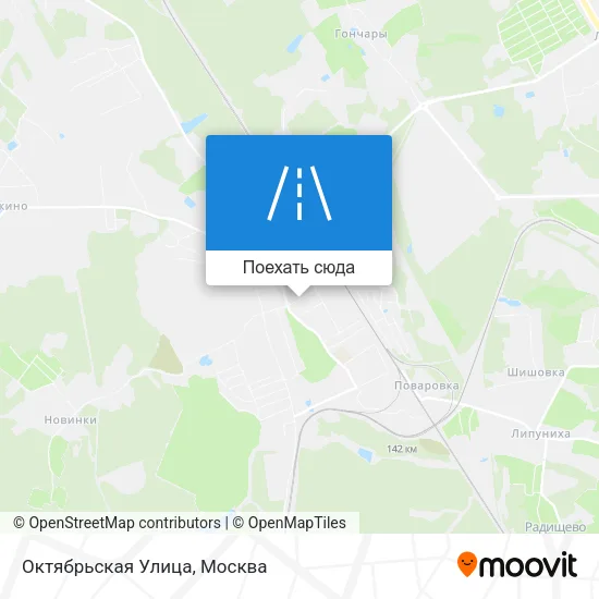 Карта Октябрьская Улица