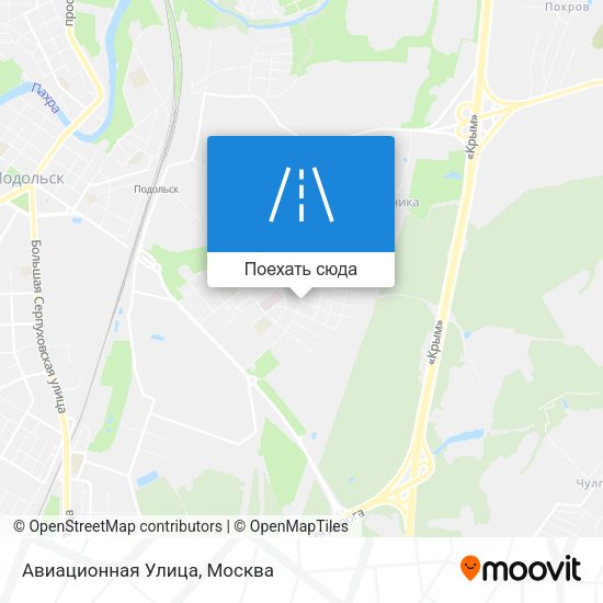 Карта Авиационная Улица