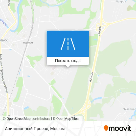 Карта Авиационный Проезд