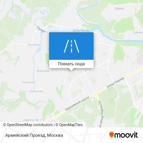 Карта Армейский Проезд