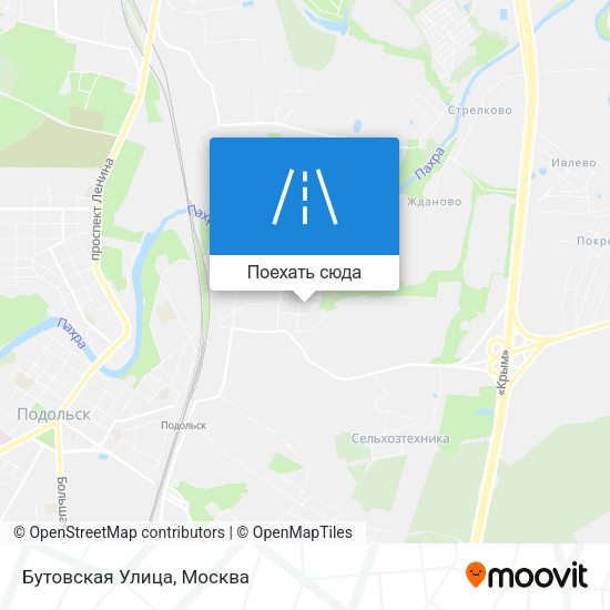 Карта Бутовская Улица