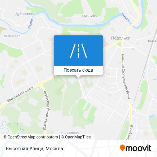 Карта Высотная Улица