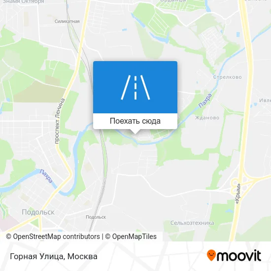 Карта Горная Улица