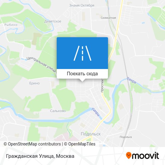 Карта Гражданская Улица