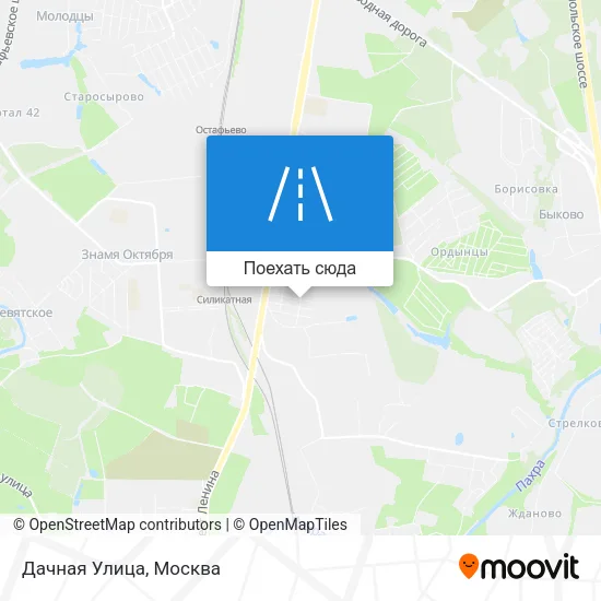 Карта Дачная Улица