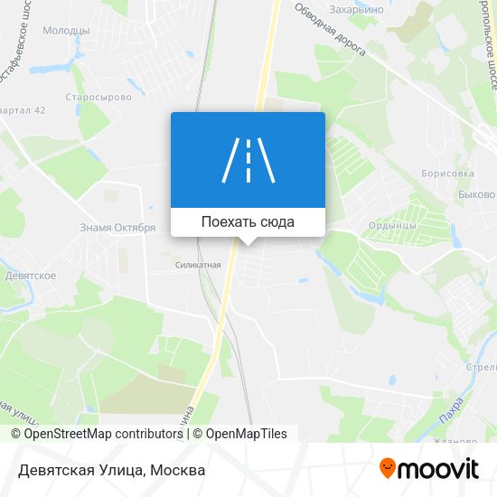Карта Девятская Улица