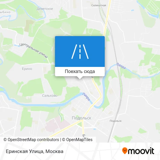 Карта Еринская Улица