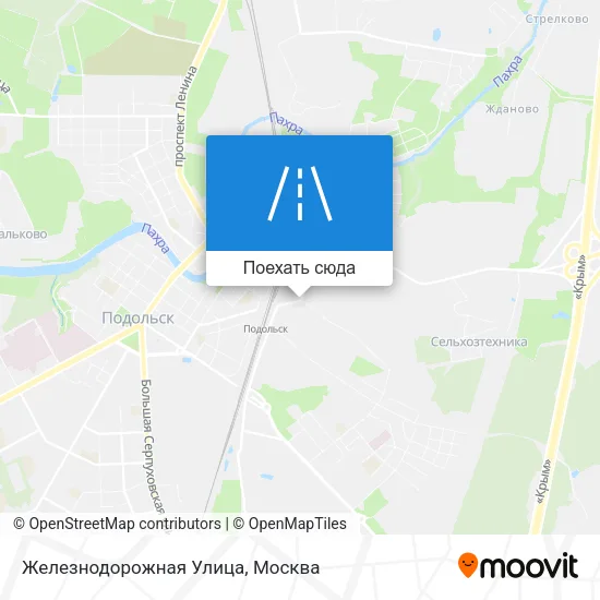Карта Железнодорожная Улица