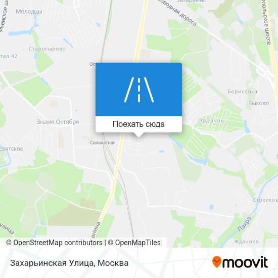Карта Захарьинская Улица