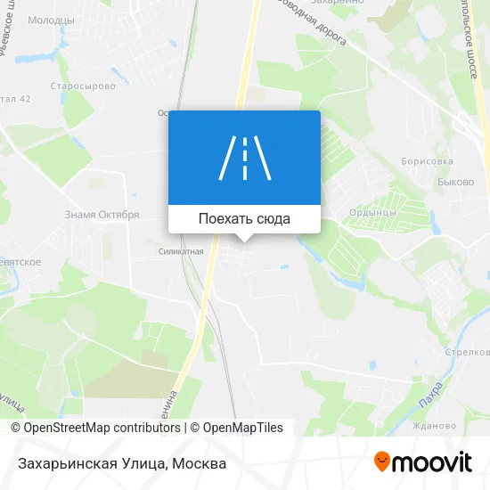 Карта Захарьинская Улица