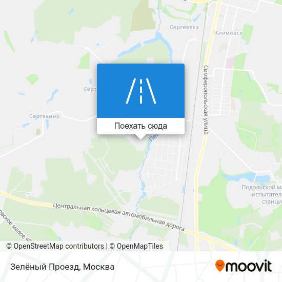 Карта Зелёный Проезд
