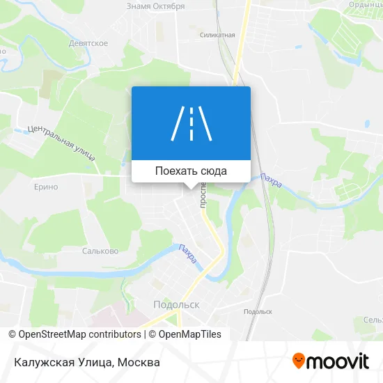 Карта Калужская Улица