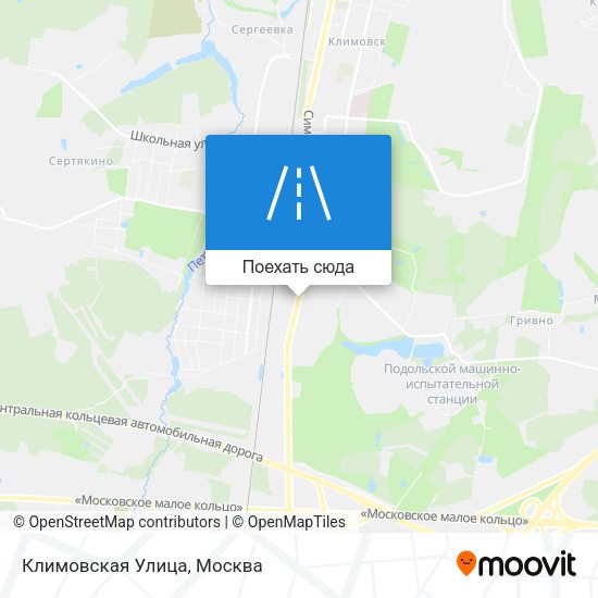 Карта Климовская Улица