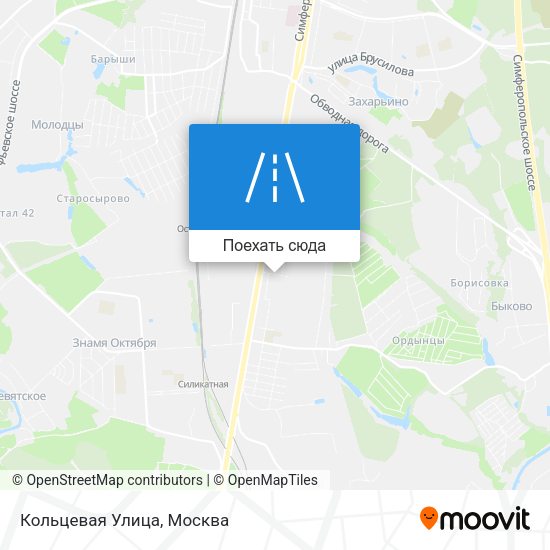 Карта Кольцевая Улица
