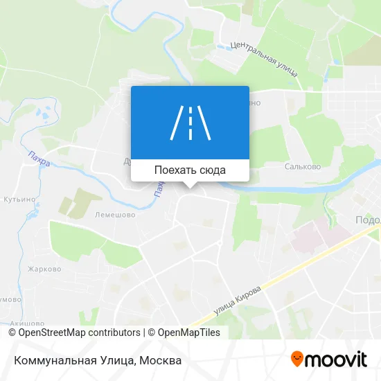 Карта Коммунальная Улица