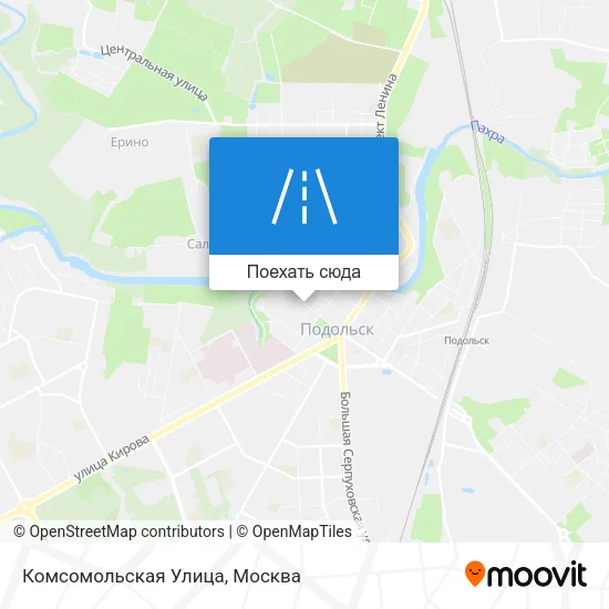 Карта Комсомольская Улица