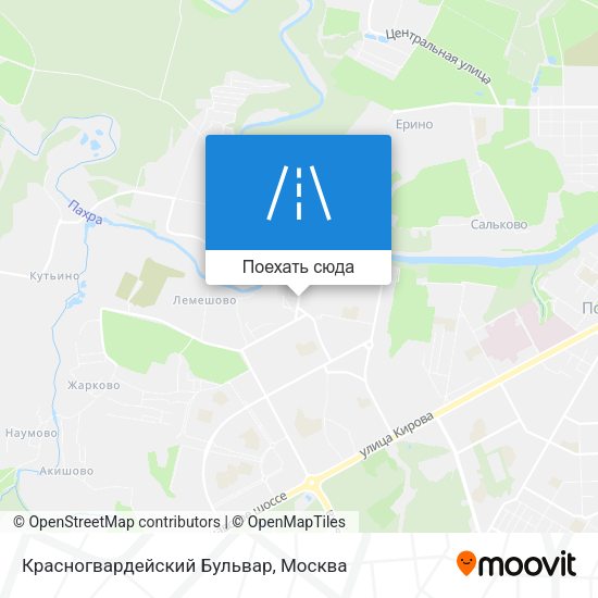 Карта Красногвардейский Бульвар