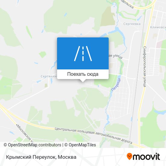 Карта Крымский Переулок