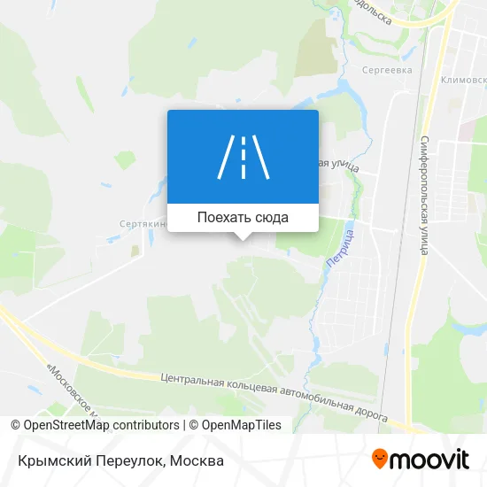 Карта Крымский Переулок