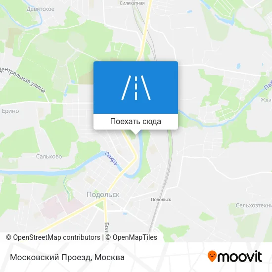 Карта Московский Проезд