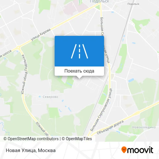 Карта Новая Улица