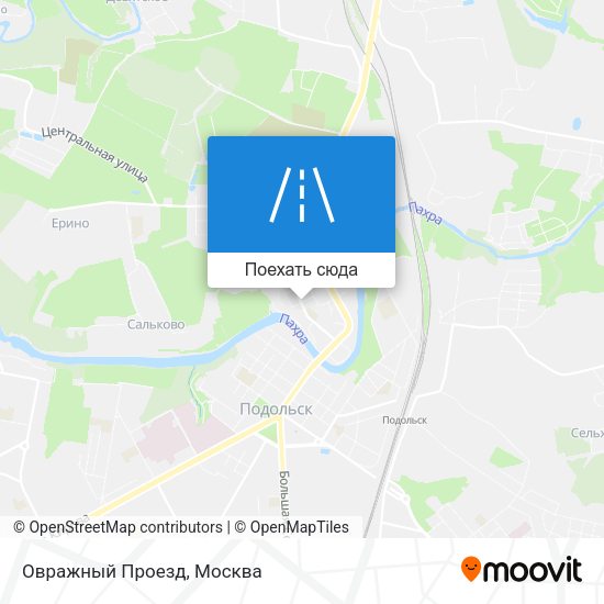 Карта Овражный Проезд