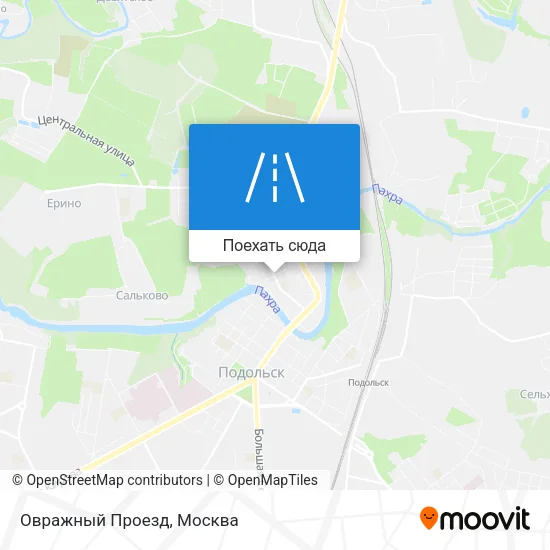 Карта Овражный Проезд