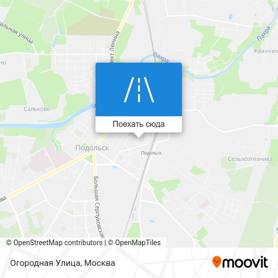 Карта Огородная Улица