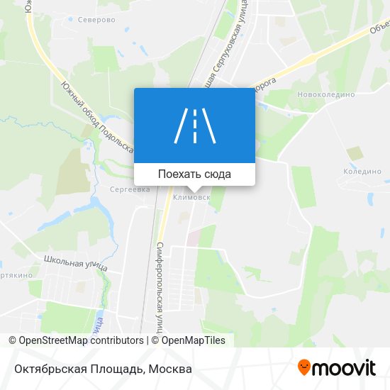 Карта Октябрьская Площадь