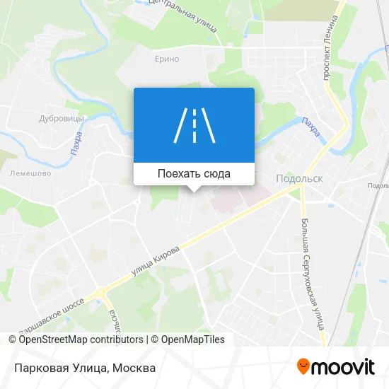 Карта Парковая Улица