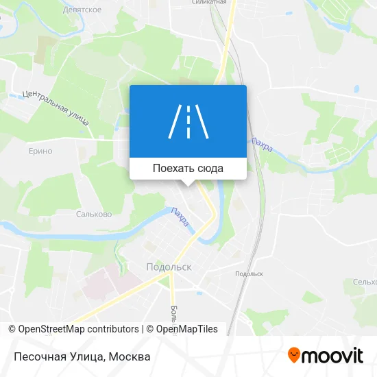 Карта Песочная Улица