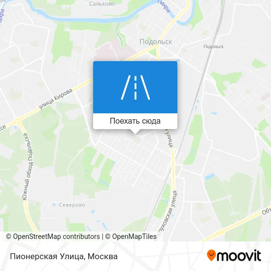 Карта Пионерская Улица