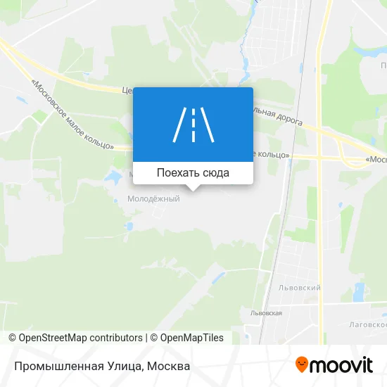 Карта Промышленная Улица