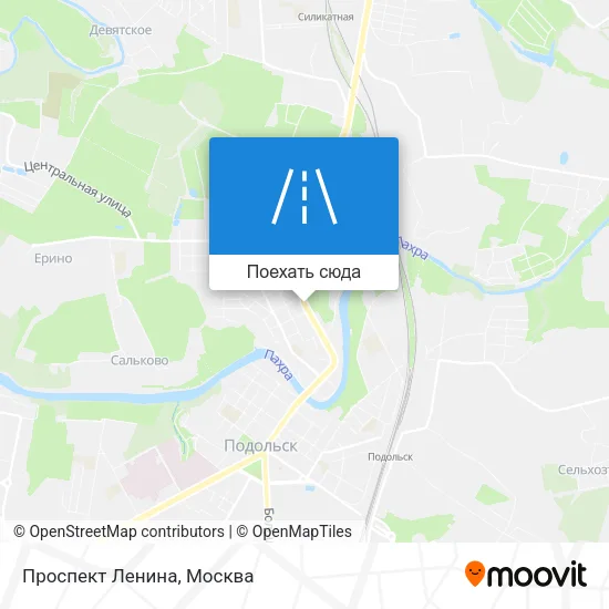 Карта Проспект Ленина