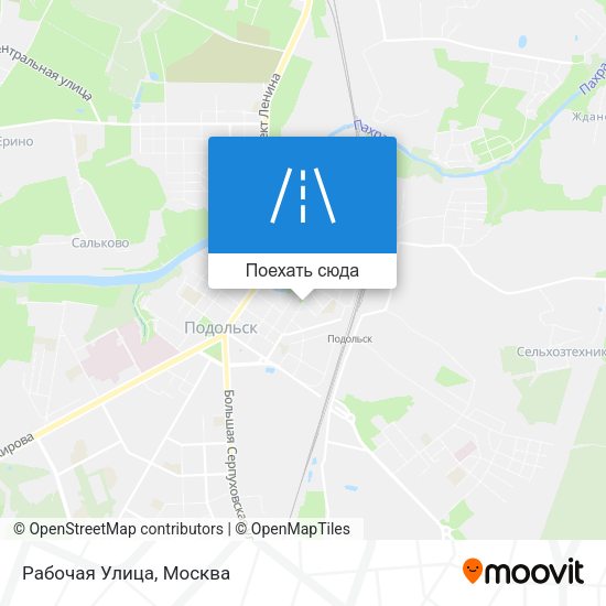 Карта Рабочая Улица