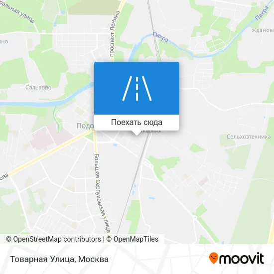 Карта Товарная Улица
