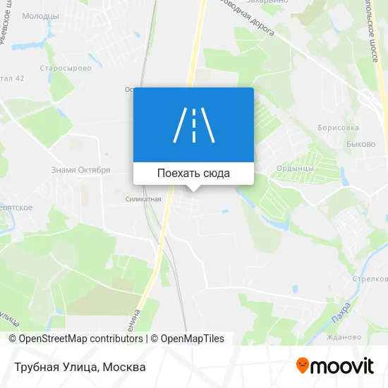 Карта Трубная Улица