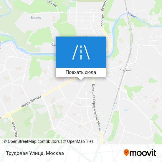 Карта Трудовая Улица