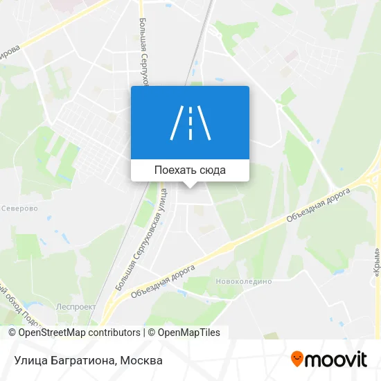 Карта Улица Багратиона