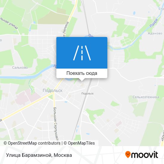 Карта Улица Барамзиной