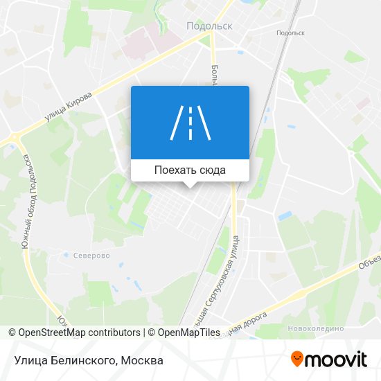 Карта Улица Белинского