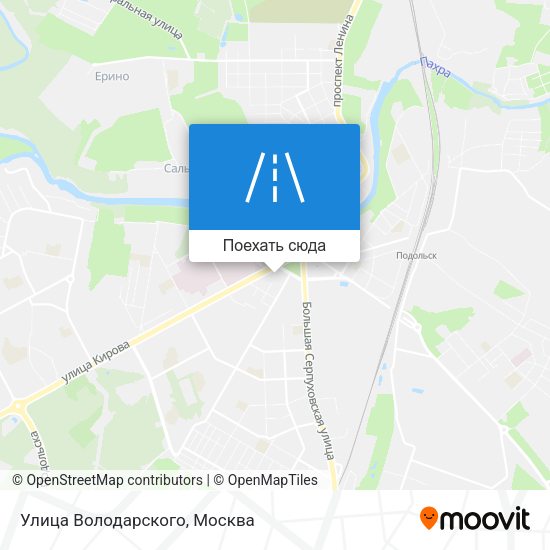 Карта Улица Володарского