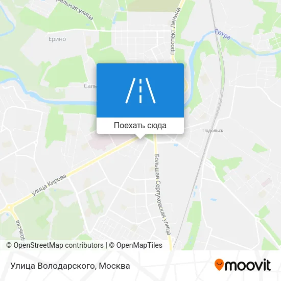 Карта Улица Володарского