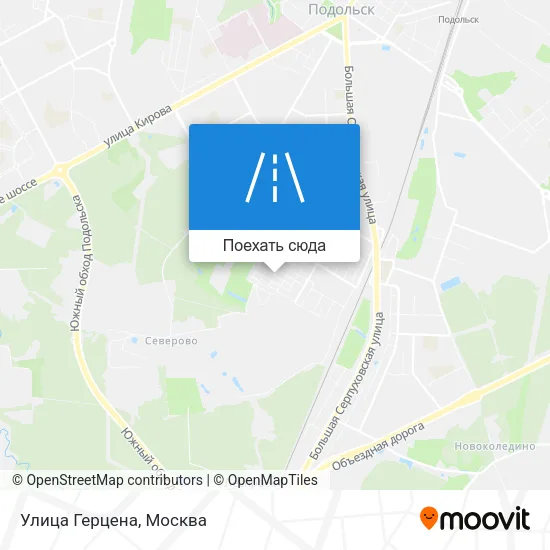 Карта Улица Герцена