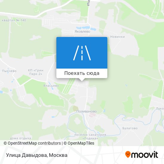 Карта Улица Давыдова