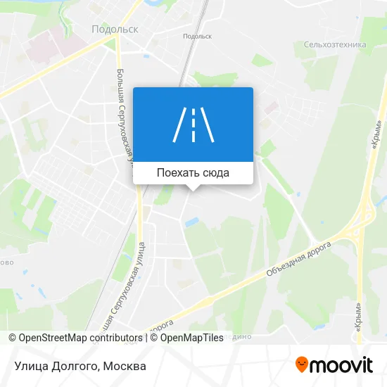 Карта Улица Долгого
