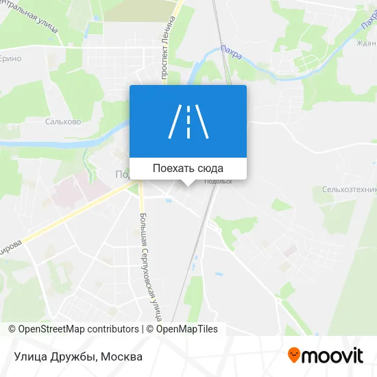 Карта Улица Дружбы